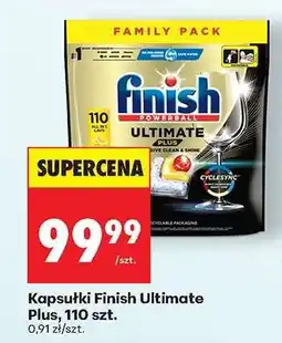 Biedronka Kapsułki Finish Ultimate Plus, 110 szt oferta