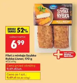 Biedronka Filet z mintaja Szybka Rybka Lisner, 170 g oferta