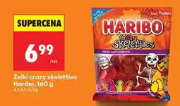 Biedronka Żelki crazy skeletties Haribo, 160 g oferta