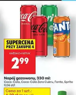 Biedronka Napój gazowany, 330 ml oferta
