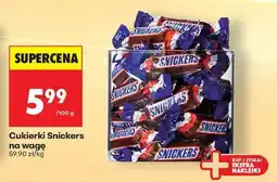 Biedronka Cukierki Snickers na wagę oferta