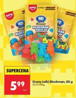 Biedronka Gumy żelki Blockman, 85 g oferta