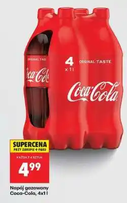 Biedronka Napój gazowany Coca-Cola, 4x1 l oferta