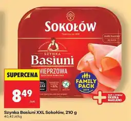Biedronka Szynka Basiuni XXL Sokołów, 210 g oferta