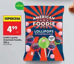 Biedronka Lizaki z gumą American Foodie, 120 g oferta