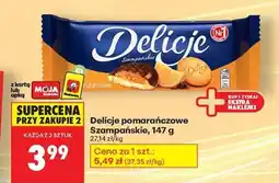 Biedronka Delicje pomarańczowe Szampańskie, 147 g oferta
