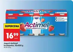 Biedronka Jogurt Actimel truskawka 12x100 g oferta