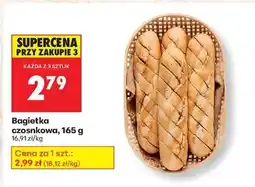 Biedronka Bagietka czosnkowa 165 g oferta