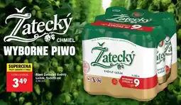 Biedronka Piwo Żatecký Světlý Ležák, 9x500 ml oferta
