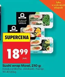 Biedronka Sushi wrap Mowi, 210 g oferta
