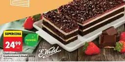 Biedronka Ciasto czekoladowo-truskawkowe E.Wedel, 600 g oferta