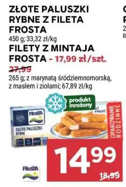 Stokrotka Market Złote paluszki rybne z fileta Frosta oferta