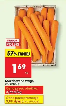 Biedronka marchew na wage oferta