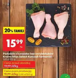 Biedronka Podudzie z kurczaka bez antybiotyków Kraina Mięs Select Kurczak farmerski oferta