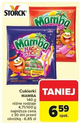 Carrefour Market Cukierki Mamba Storck oferta