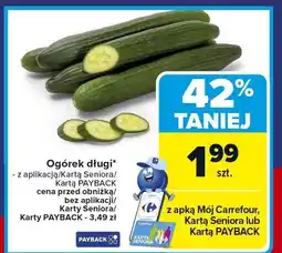 Carrefour Market Ogórek długi Carrefour Market oferta