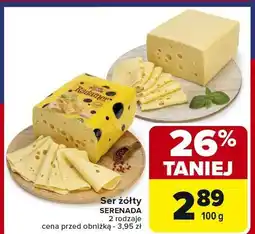 Carrefour Market Ser żółty Serenada z rodzaje oferta