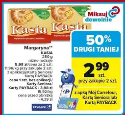 Carrefour Market Margaryna Kasia różne rodzaje oferta