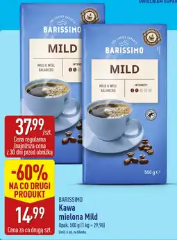 ALDI Kawa mielona Mild Barissimo oferta