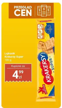 Biedronka Krakersy Super Lajkonik oferta
