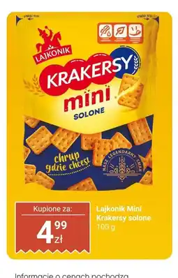 Biedronka Mini Krakersy solone Lajkonik oferta