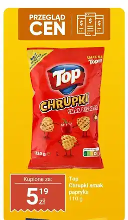 Biedronka Chrupki smak papryka Top oferta