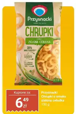 Biedronka Chrupki o smaku zielona cebulka Przysnacki oferta