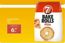 Biedronka Chrupki 7 Days Bake Rolls Pizza oferta
