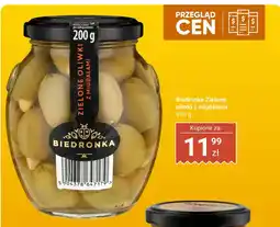 Biedronka Oliwki zielone z migdałami Biedronka oferta