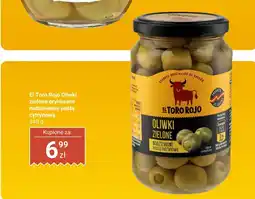 Biedronka Oliwki zielone drylowane nadziewane pastą cytrynową El Toro Rojo oferta
