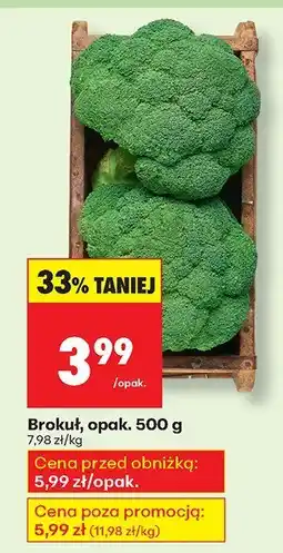 Biedronka Brokuł, opak. 500 g Biedronka oferta