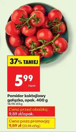 Biedronka Pomidor koktajlowy gałązka, opak. 400 g Biedronka oferta