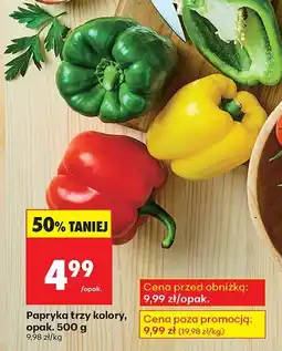 Biedronka Papryka trzy kolory, opak. 500 g Biedronka oferta