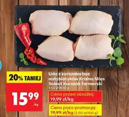 Biedronka Udo z kurczaka bez antybiotyków, kurczak farmerski Kraina Mięs Select oferta