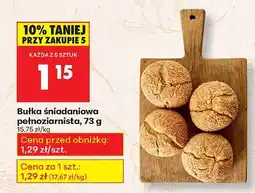 Biedronka Bułka śniadaniowa pełnoziarnista Biedronka oferta