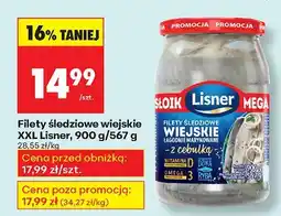 Biedronka Filety śledziowe wiejskie XXL Lisner oferta