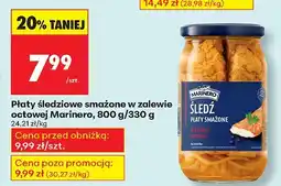 Biedronka Płaty śledziowe smażone w zalewie octowej Marinero oferta