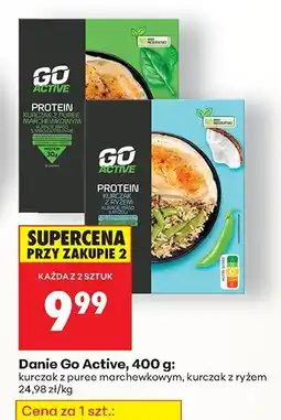 Biedronka Danie Go Active 400g kurczak z puree marchewkowym oferta