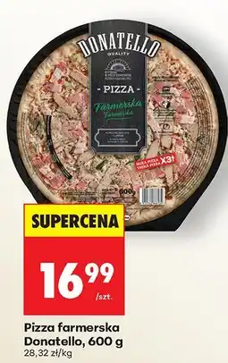 Biedronka Pizza farmerska Donatello 600g oferta