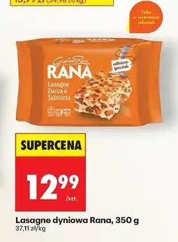 Biedronka Lasagne dyniowa Rana 350g oferta