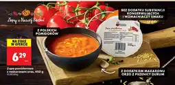 Biedronka Zupa pomidorowa z makaronem orzo, 450 g Biedronka oferta