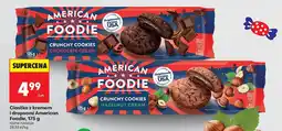 Biedronka Ciastka z kremem i dropami American Foodie, 175 g - hazelnut cream oferta