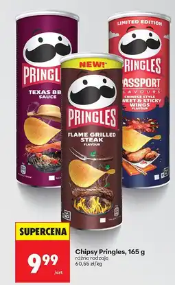 Biedronka Chipsy Pringles, 165 g różne rodzaje oferta