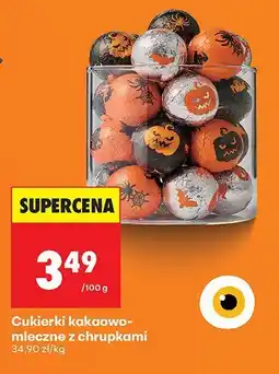 Biedronka Cukierki kakaowo-mleczne z chrupkami Biedronka oferta