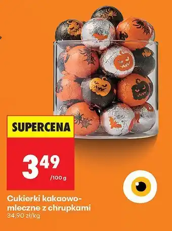 Biedronka Cukierki kakaowo-mleczne z chrupkami Biedronka oferta