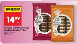 Biedronka Ciastka kremówki różne rodzaje Twoje Słodkie Chwile oferta