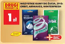 Biedronka Guma do żucia wszystkie rodzaje Winterfresh oferta