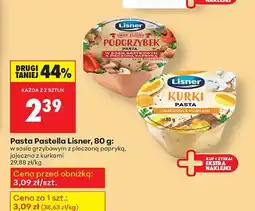 Biedronka Pasta Pastella Lisner, 80 g: w sosie grzybowym z pieczonym papryką oferta