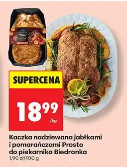 Biedronka Kaczka nadziewana jabłkami i pomarańczami do piekarnika Biedronka oferta