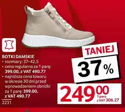 Selgros Botki damskie oferta